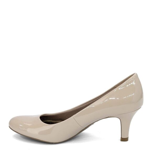 Lifestride Womens Parigi Pumps Tender Taupe Patent 7 M - Picture 1 of 7